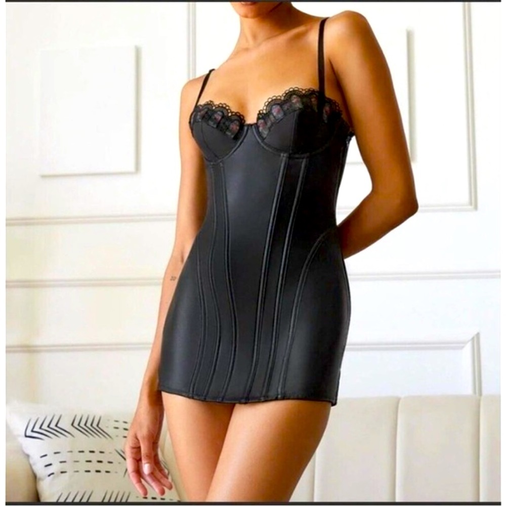 Savage X Fenty Women’s Renaissance Rose Demi Cup Corset Dress, size L